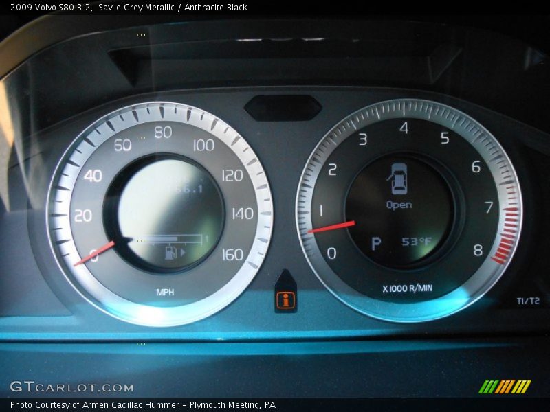 Savile Grey Metallic / Anthracite Black 2009 Volvo S80 3.2