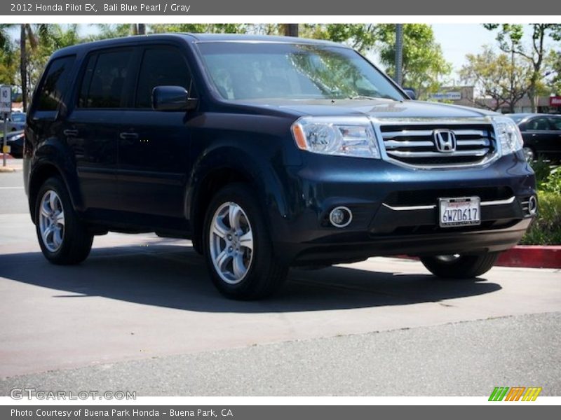 Bali Blue Pearl / Gray 2012 Honda Pilot EX