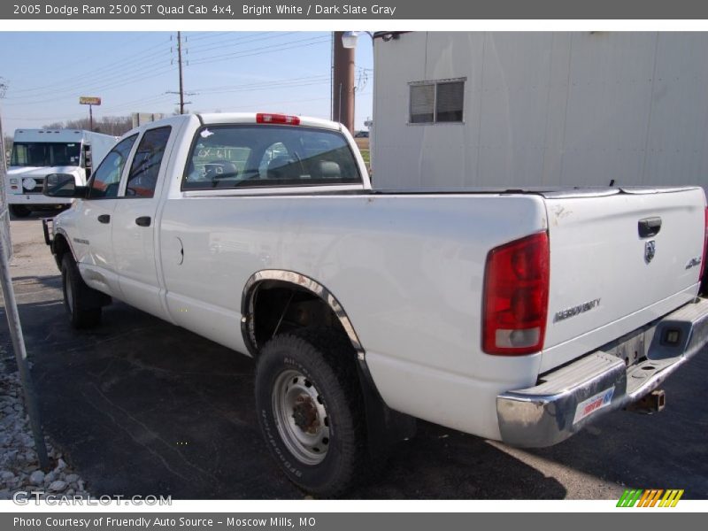 Bright White / Dark Slate Gray 2005 Dodge Ram 2500 ST Quad Cab 4x4