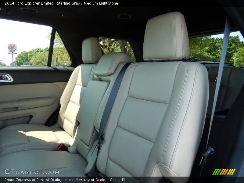 Sterling Gray / Medium Light Stone 2014 Ford Explorer Limited