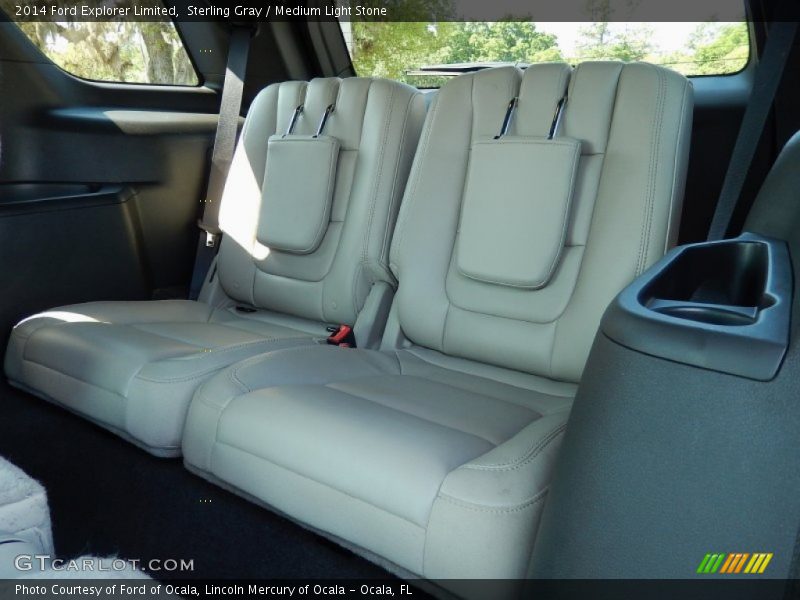 Sterling Gray / Medium Light Stone 2014 Ford Explorer Limited