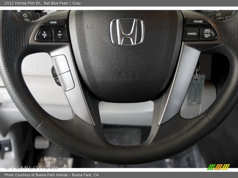Bali Blue Pearl / Gray 2012 Honda Pilot EX