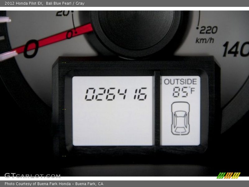 Bali Blue Pearl / Gray 2012 Honda Pilot EX