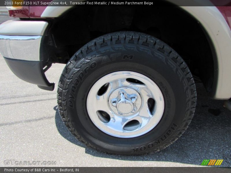 Toreador Red Metallic / Medium Parchment Beige 2003 Ford F150 XLT SuperCrew 4x4