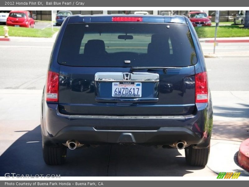 Bali Blue Pearl / Gray 2012 Honda Pilot EX