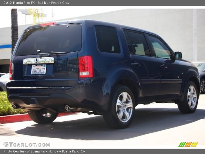 Bali Blue Pearl / Gray 2012 Honda Pilot EX