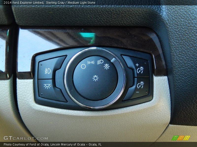 Sterling Gray / Medium Light Stone 2014 Ford Explorer Limited