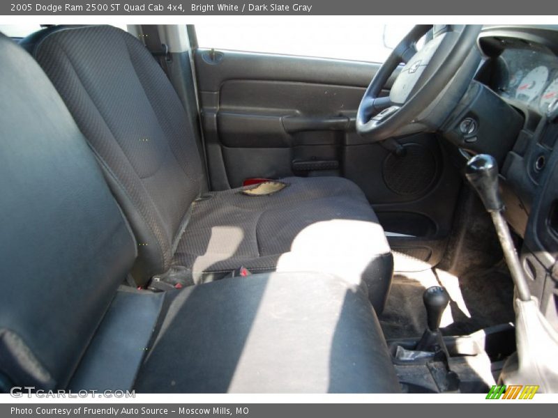 Bright White / Dark Slate Gray 2005 Dodge Ram 2500 ST Quad Cab 4x4
