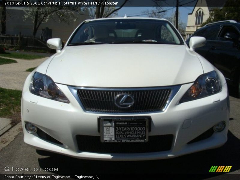 Starfire White Pearl / Alabaster 2010 Lexus IS 250C Convertible