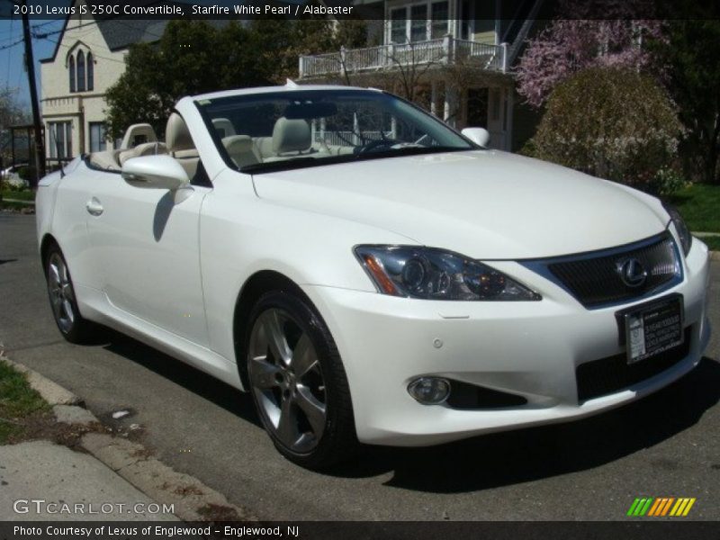 Starfire White Pearl / Alabaster 2010 Lexus IS 250C Convertible
