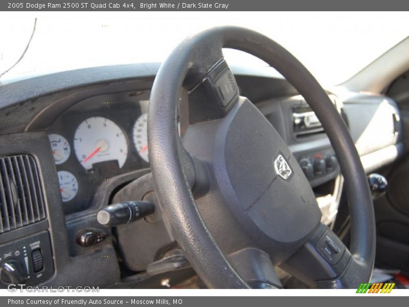 Bright White / Dark Slate Gray 2005 Dodge Ram 2500 ST Quad Cab 4x4