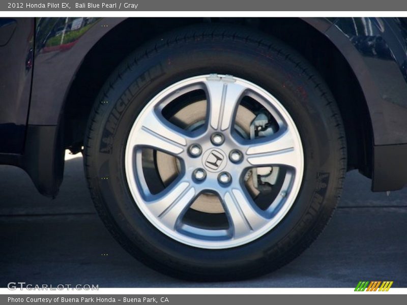 Bali Blue Pearl / Gray 2012 Honda Pilot EX