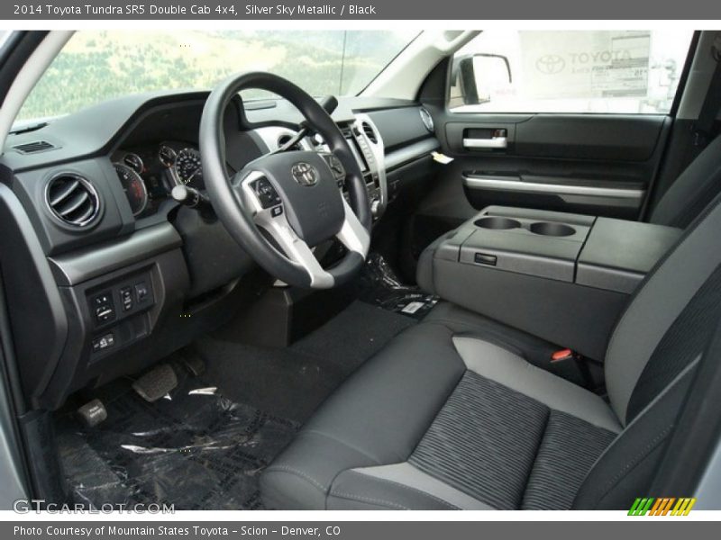 Silver Sky Metallic / Black 2014 Toyota Tundra SR5 Double Cab 4x4