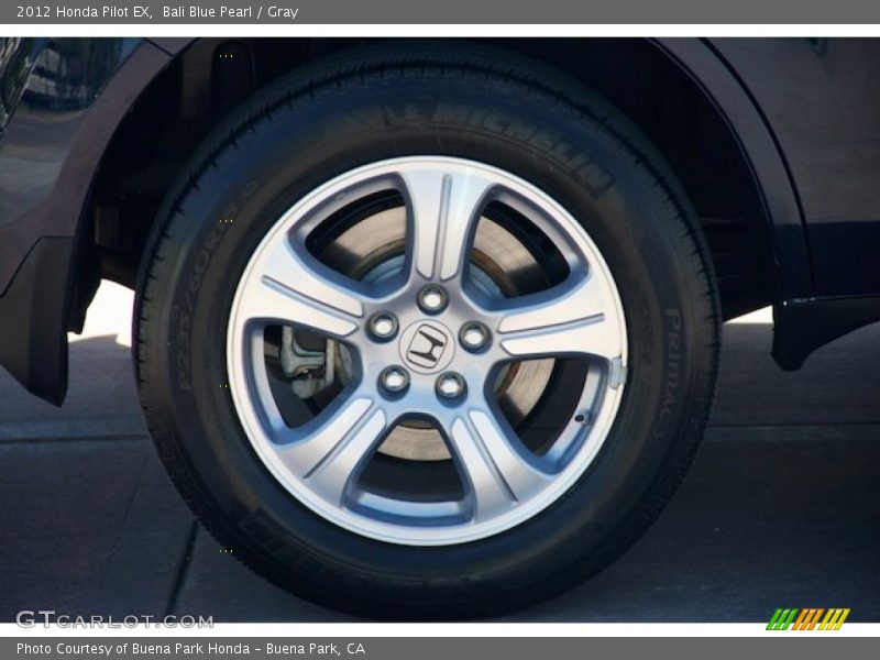 Bali Blue Pearl / Gray 2012 Honda Pilot EX