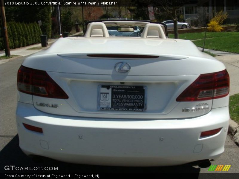 Starfire White Pearl / Alabaster 2010 Lexus IS 250C Convertible