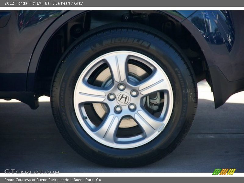 Bali Blue Pearl / Gray 2012 Honda Pilot EX