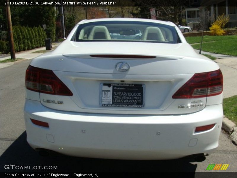 Starfire White Pearl / Alabaster 2010 Lexus IS 250C Convertible