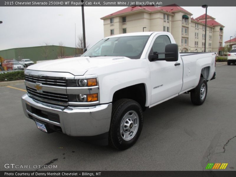 Summit White / Jet Black/Dark Ash 2015 Chevrolet Silverado 2500HD WT Regular Cab 4x4
