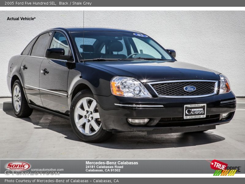 Black / Shale Grey 2005 Ford Five Hundred SEL