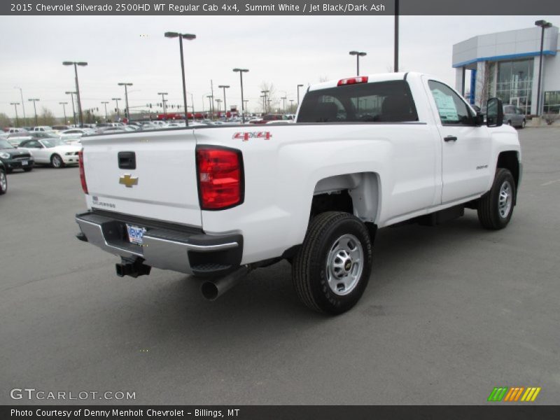 Summit White / Jet Black/Dark Ash 2015 Chevrolet Silverado 2500HD WT Regular Cab 4x4