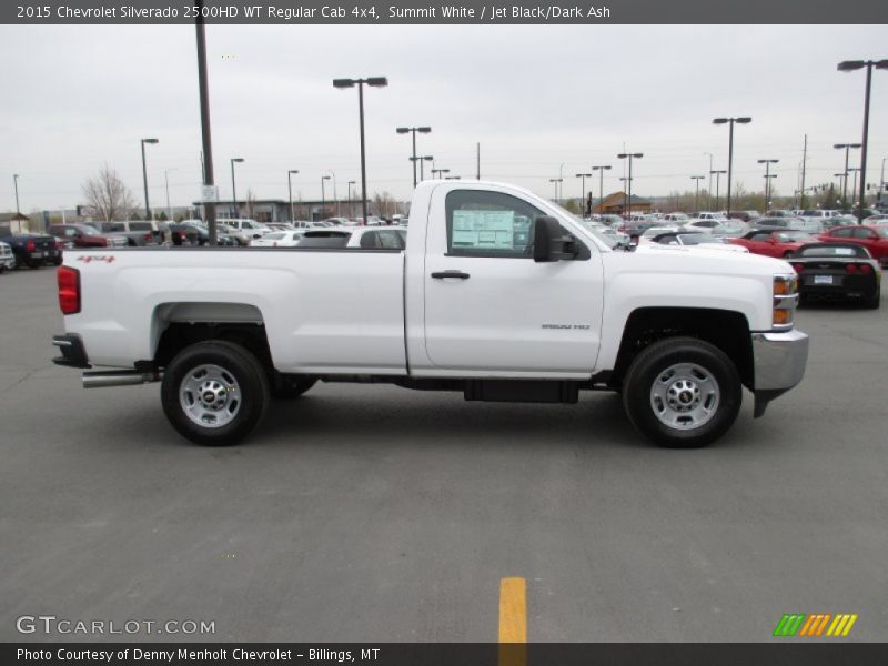 Summit White / Jet Black/Dark Ash 2015 Chevrolet Silverado 2500HD WT Regular Cab 4x4