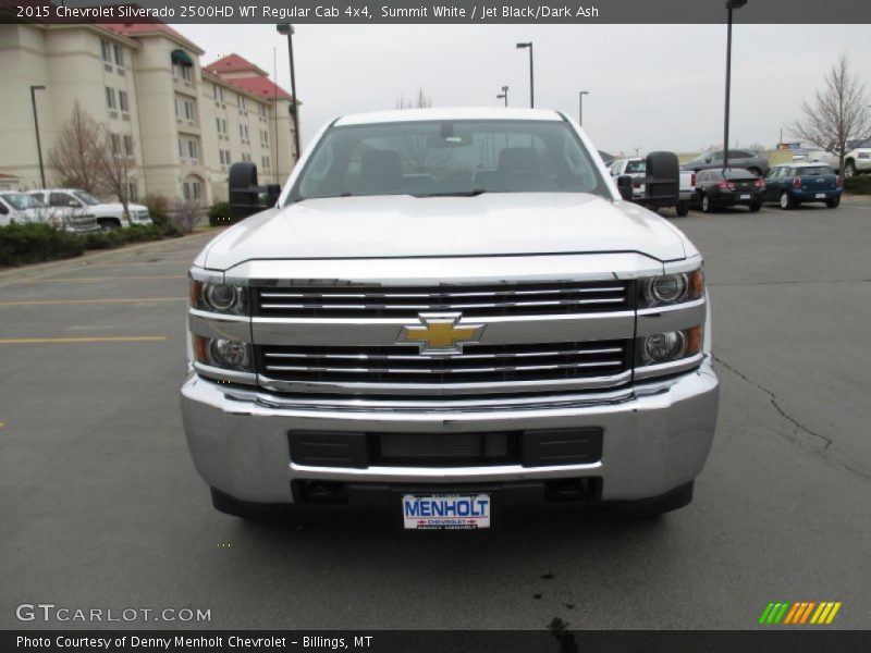 Summit White / Jet Black/Dark Ash 2015 Chevrolet Silverado 2500HD WT Regular Cab 4x4