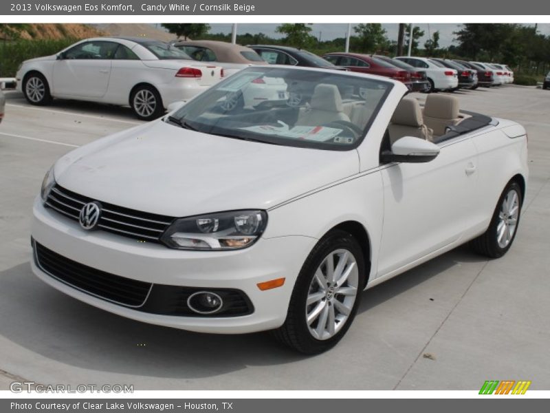 Candy White / Cornsilk Beige 2013 Volkswagen Eos Komfort