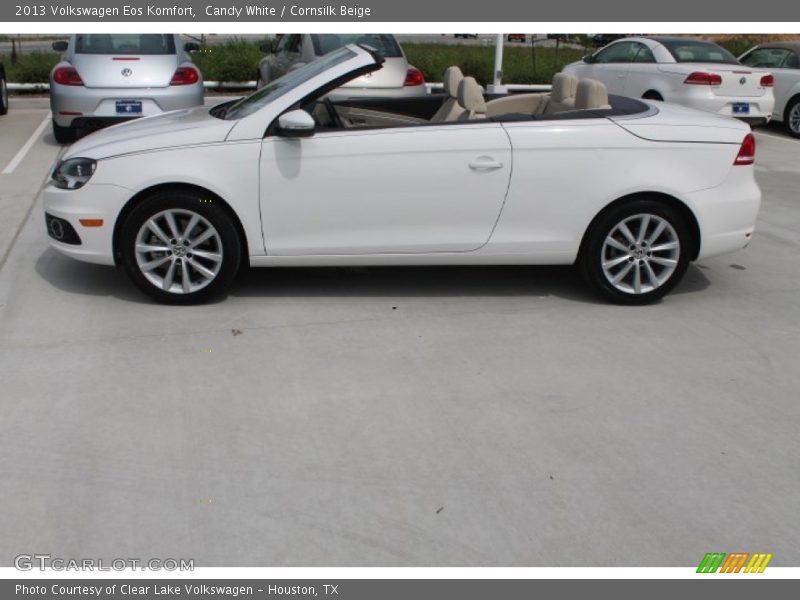 Candy White / Cornsilk Beige 2013 Volkswagen Eos Komfort