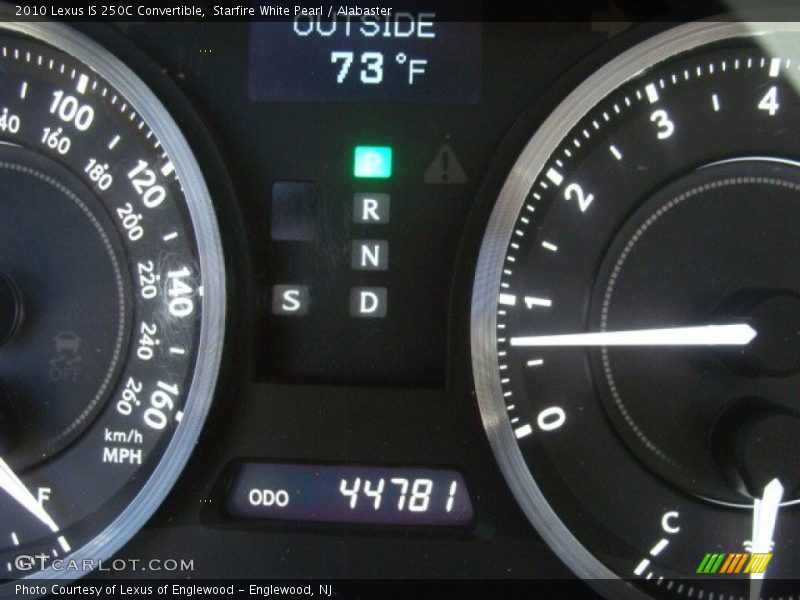 Starfire White Pearl / Alabaster 2010 Lexus IS 250C Convertible