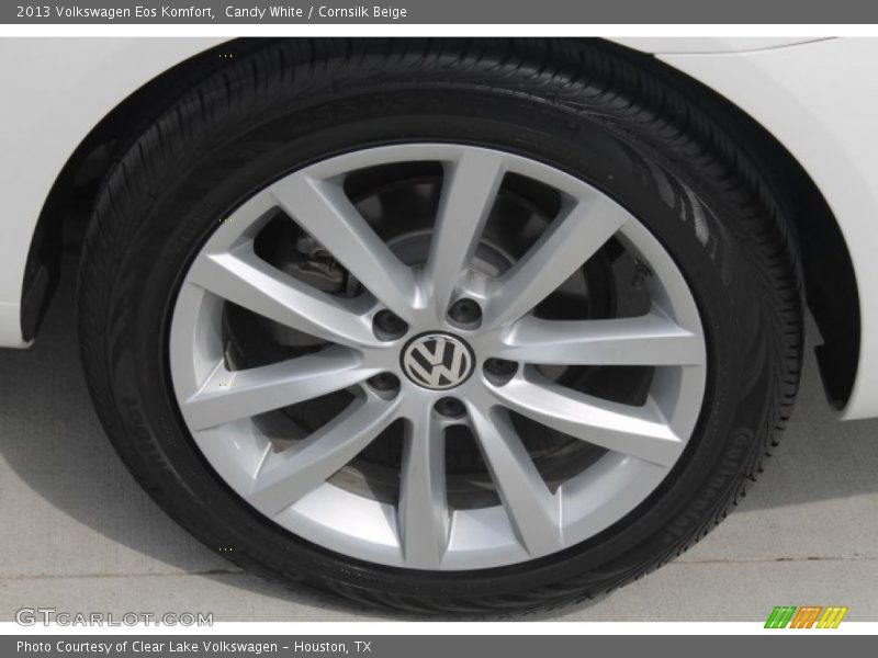 Candy White / Cornsilk Beige 2013 Volkswagen Eos Komfort