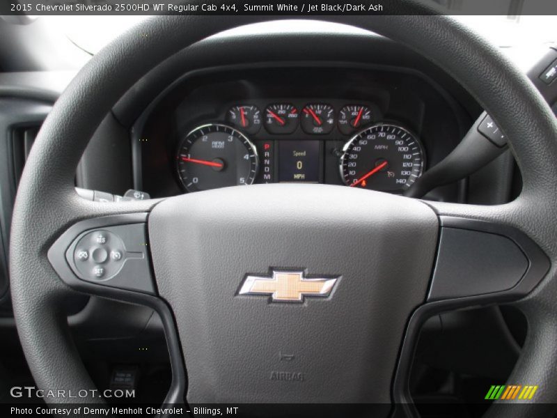 Summit White / Jet Black/Dark Ash 2015 Chevrolet Silverado 2500HD WT Regular Cab 4x4