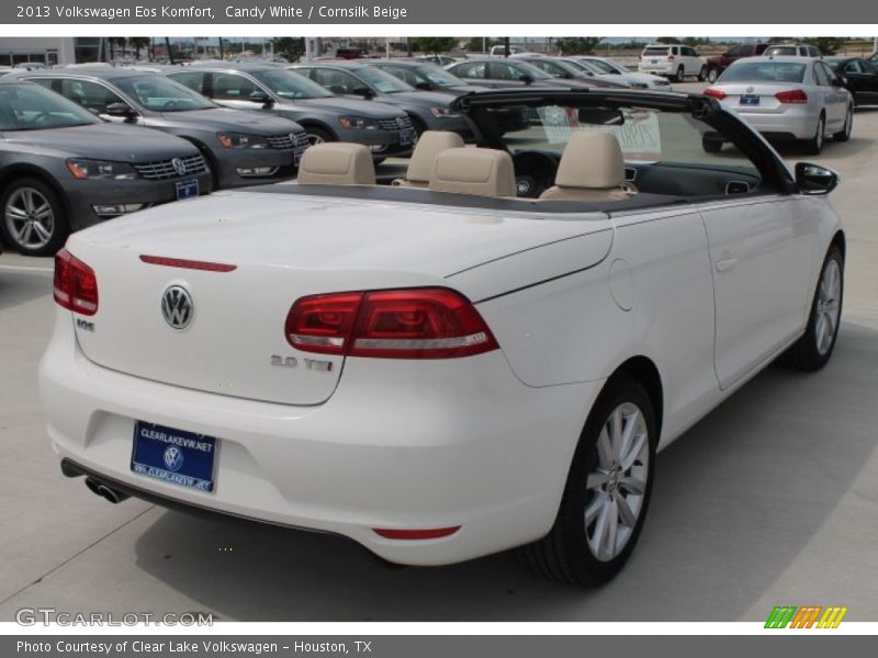 Candy White / Cornsilk Beige 2013 Volkswagen Eos Komfort