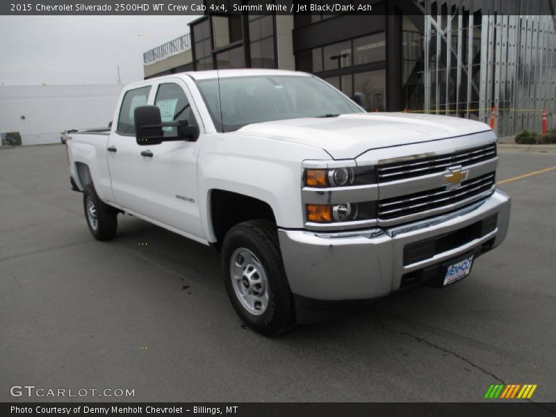 Summit White / Jet Black/Dark Ash 2015 Chevrolet Silverado 2500HD WT Crew Cab 4x4