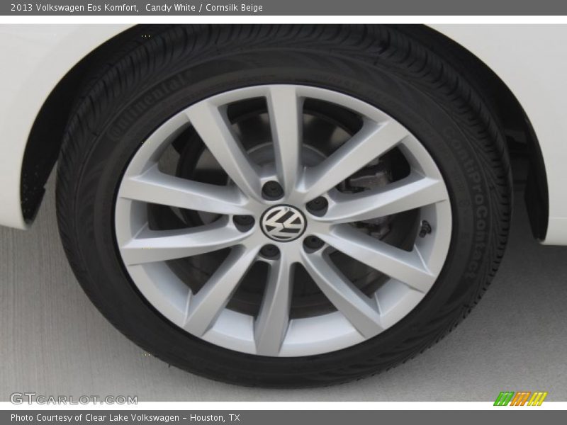 Candy White / Cornsilk Beige 2013 Volkswagen Eos Komfort