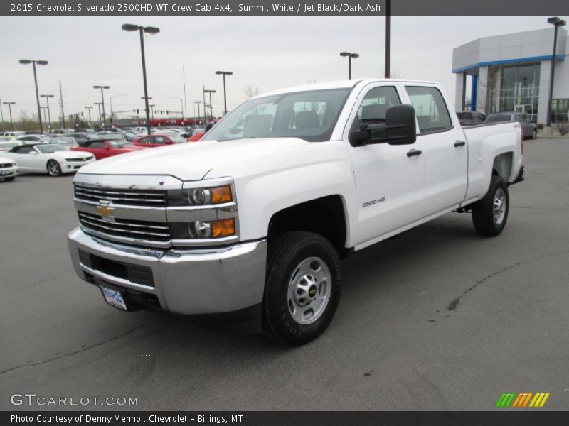 Summit White / Jet Black/Dark Ash 2015 Chevrolet Silverado 2500HD WT Crew Cab 4x4