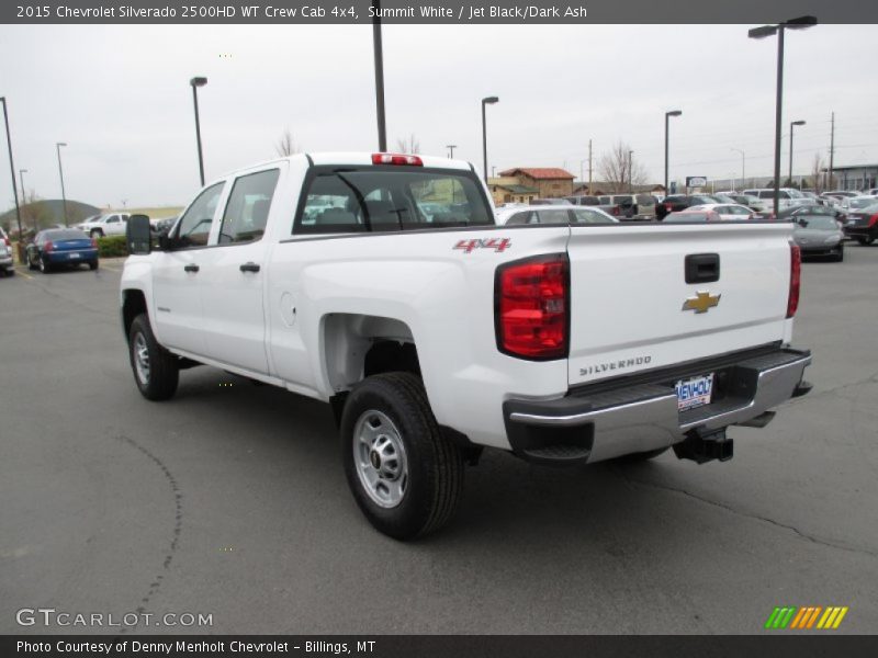 Summit White / Jet Black/Dark Ash 2015 Chevrolet Silverado 2500HD WT Crew Cab 4x4