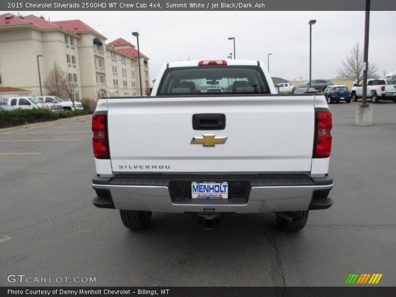 Summit White / Jet Black/Dark Ash 2015 Chevrolet Silverado 2500HD WT Crew Cab 4x4
