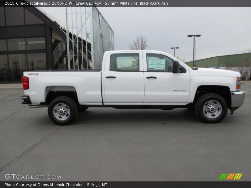 Summit White / Jet Black/Dark Ash 2015 Chevrolet Silverado 2500HD WT Crew Cab 4x4