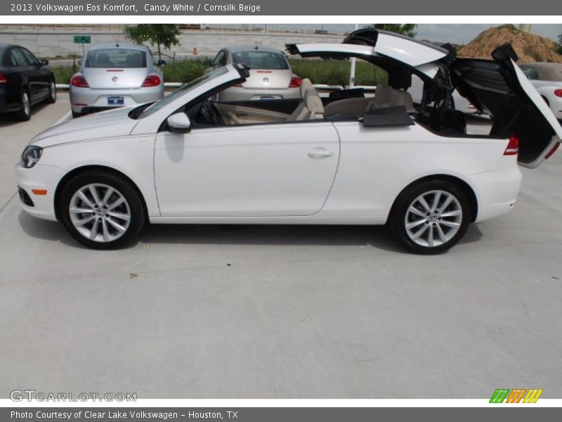 Candy White / Cornsilk Beige 2013 Volkswagen Eos Komfort