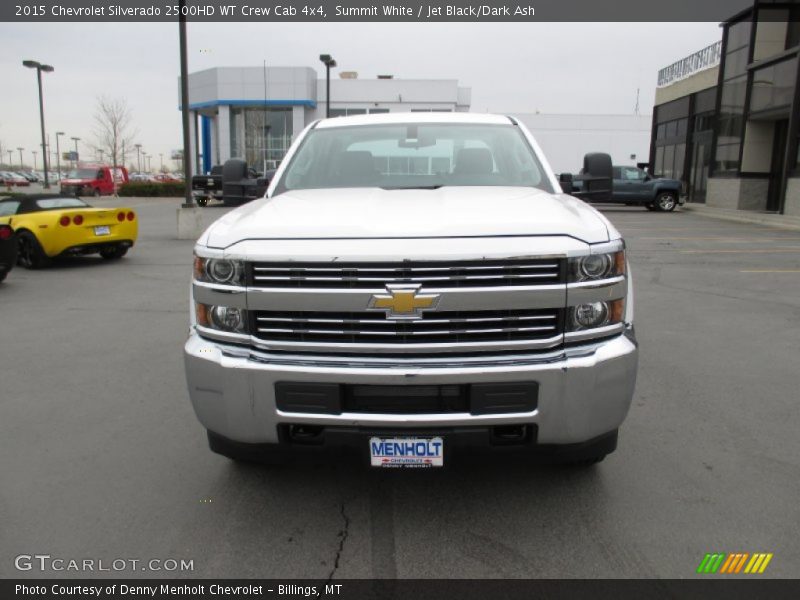 Summit White / Jet Black/Dark Ash 2015 Chevrolet Silverado 2500HD WT Crew Cab 4x4