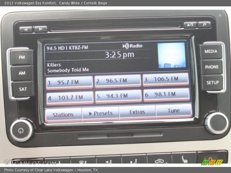 Candy White / Cornsilk Beige 2013 Volkswagen Eos Komfort