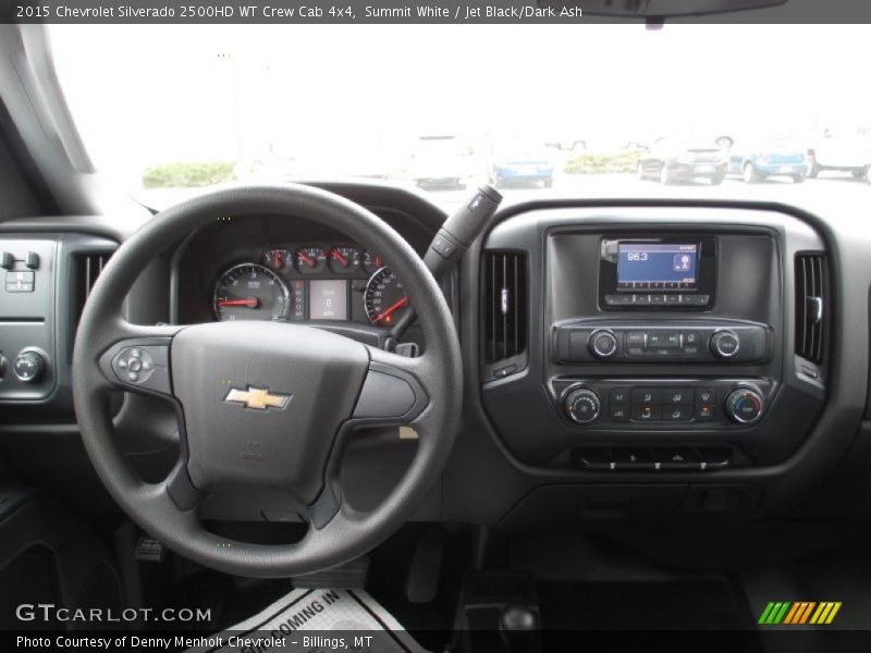 Dashboard of 2015 Silverado 2500HD WT Crew Cab 4x4