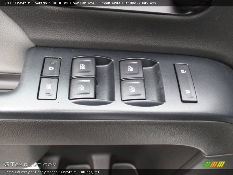 Summit White / Jet Black/Dark Ash 2015 Chevrolet Silverado 2500HD WT Crew Cab 4x4