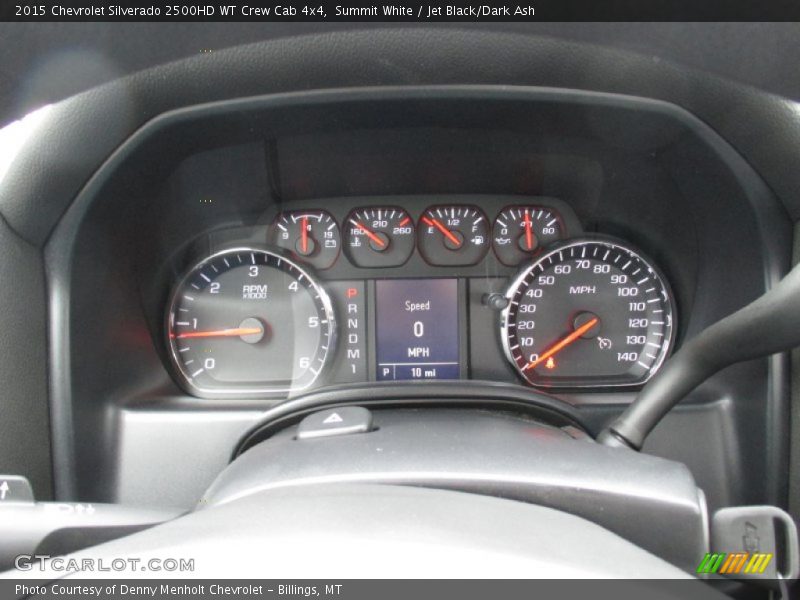 Summit White / Jet Black/Dark Ash 2015 Chevrolet Silverado 2500HD WT Crew Cab 4x4