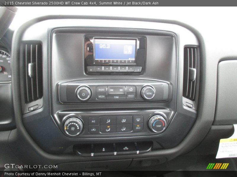 Summit White / Jet Black/Dark Ash 2015 Chevrolet Silverado 2500HD WT Crew Cab 4x4