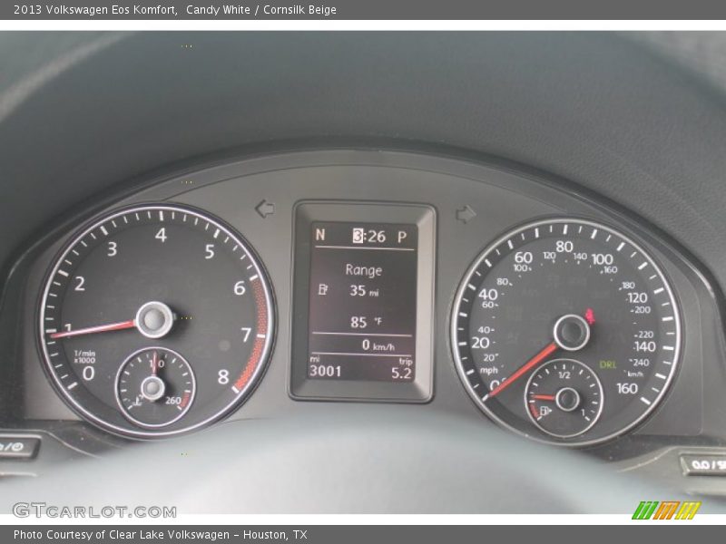 Candy White / Cornsilk Beige 2013 Volkswagen Eos Komfort