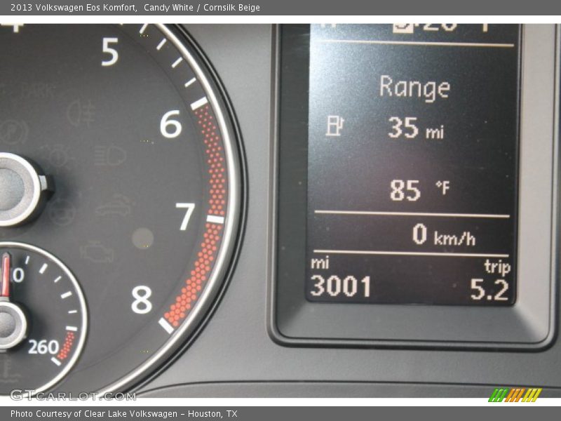 Candy White / Cornsilk Beige 2013 Volkswagen Eos Komfort