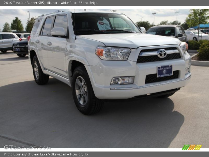 Blizzard White Pearl / Sand Beige 2010 Toyota 4Runner SR5