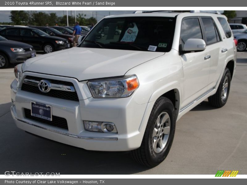 Blizzard White Pearl / Sand Beige 2010 Toyota 4Runner SR5