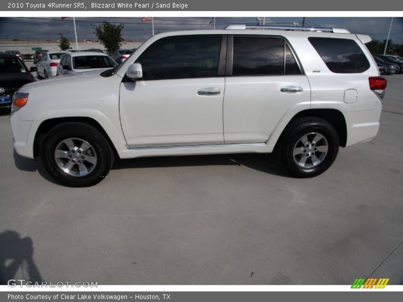 Blizzard White Pearl / Sand Beige 2010 Toyota 4Runner SR5